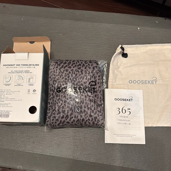 Gooseket 365 Toddler Baby Sling Gray Leopard - Picture 8 of 8